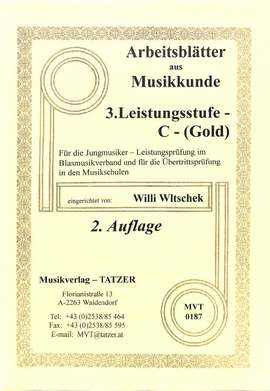 Wltschek, W: Arbeitsblätter C Gold Musikkunde