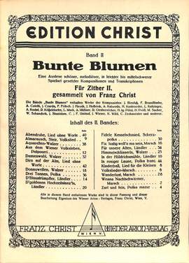 Christ, F: Bunte Blumen 2