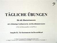 Moser, K: Tägliche Übungen für alle Blechblasinstrumente