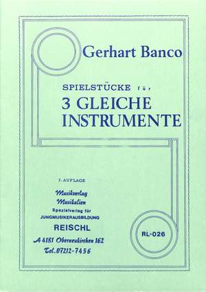 Banco, G: Spielstücke 3 gleiche Instrumente