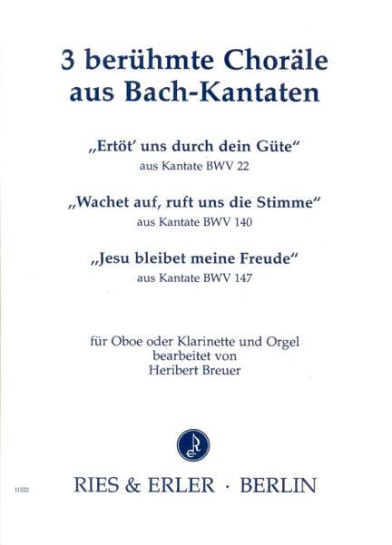 Bach, J S: 3 Choräle