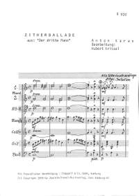Karas, A: Zither Ballade