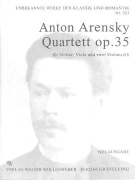 Arensky, A S: Quartett op 35