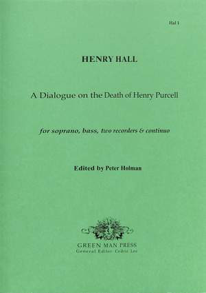 Hall, H: A dialogue on the death of Henry Purcell