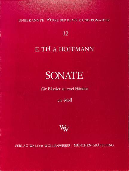 Hoffmann, E T A: Sonate cis-moll