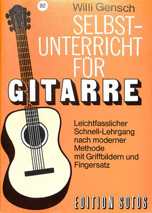 Gensch, W: Selbstunterricht für Gitarre