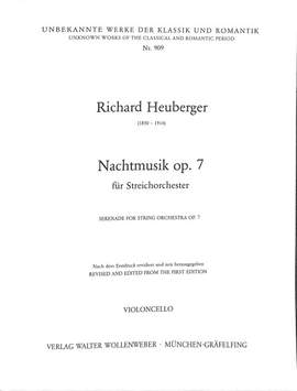 Heuberger, R F J: Nachtmusik op 7