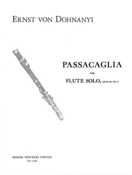 Dohnányi, E v: Passacaglia op 48/2
