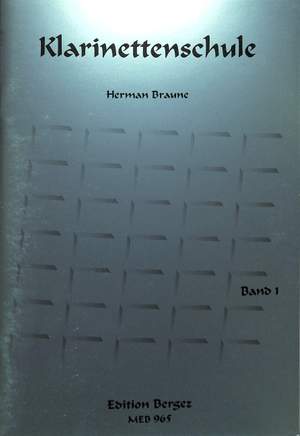 Braune, H: Klarinettenschule 1