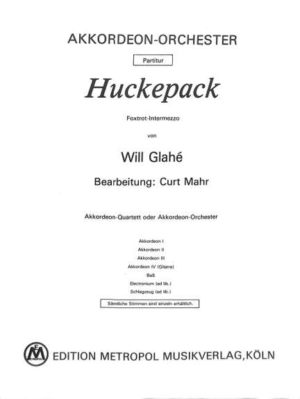 Glahé, W: Huckepack
