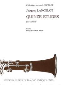 Lancelot, J: 15 Etudes d'apres Berbiguier Cramer Kayser