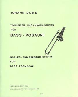 DOMS, J: Tonleiter + Akkordstudien für Bassposaune