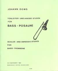 DOMS, J: Tonleiter + Akkordstudien für Bassposaune