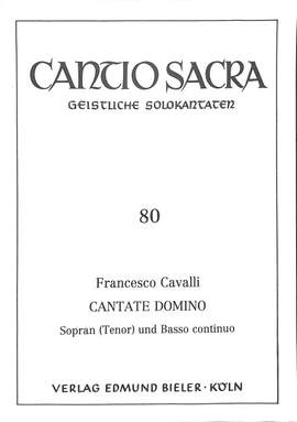 Cavalli, F: Cantate domino