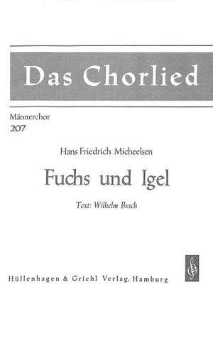 Micheelsen, H F: Fuchs und Igel