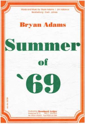 Adams, B: Summer of 69 B flat major