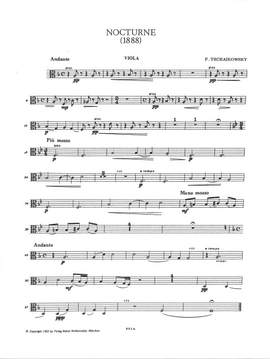 Tchaikovsky, P I: Nocturne op 19/4
