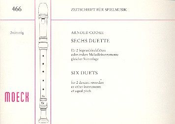 Cooke, A: 6 Duette