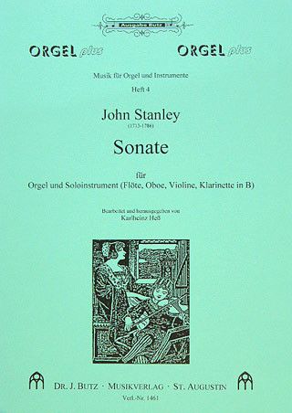 Stanley, J: Sonate