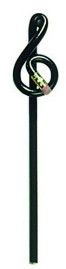 Pencil g-clef black (L: 24 cm)
