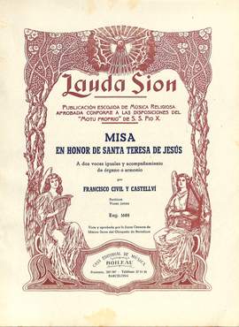 Misa en honor de santa teresa de Jesus