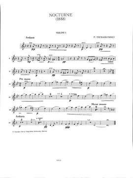Tchaikovsky, P I: Nocturne op 19/4