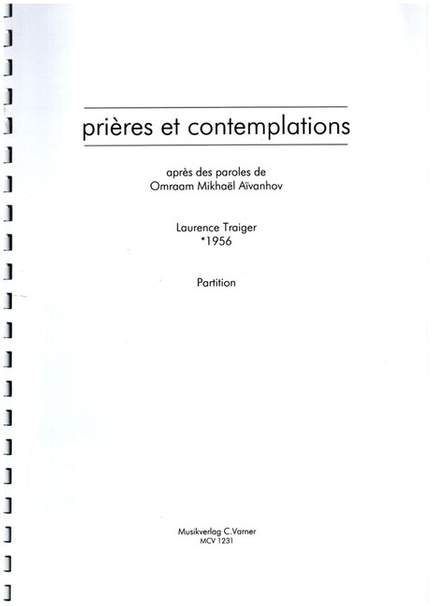Traiger, L: Prieres et contemplations