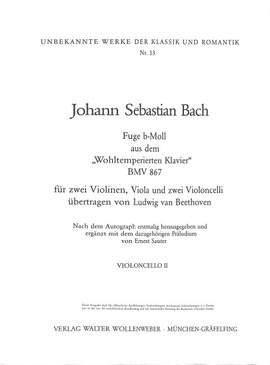 Bach, J S: Fuge b-moll (wohltemperiertes Klavier BWV 867)