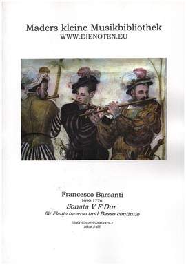 Barsanti, F: Sonate 5 F-Dur