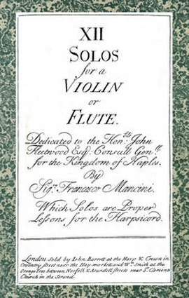 Mancini, F: 12 Solos 77