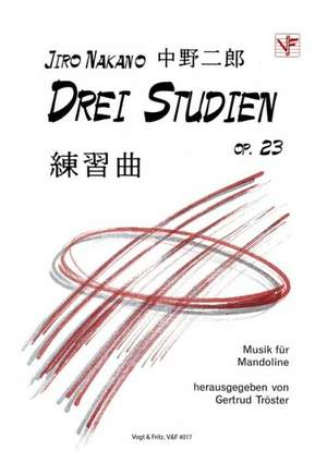 NAKANO, J: 3 Studien op 23 op. 23