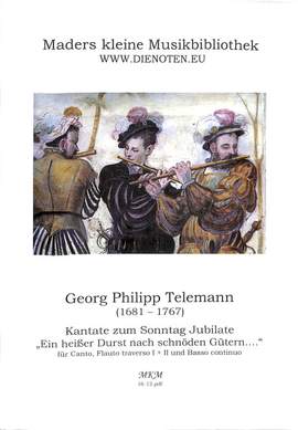 Telemann, G P: Kantate zum Sonntag Jubilate