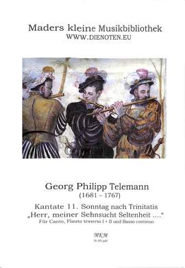 Telemann, G P: Kantate zum 11 Sonntag nach Trinitatis