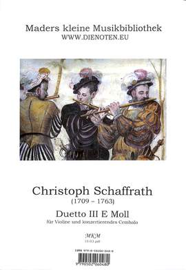 Schaffrath, C: Duetto 3 e-moll