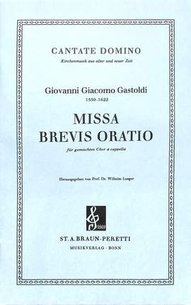 Gastoldi, G G: Missa brevis oratio