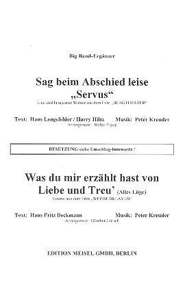 Kreuder, P: Sag beim Abschied leise Servus