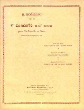 Romberg, B: Konzert 5 fis-moll op 30