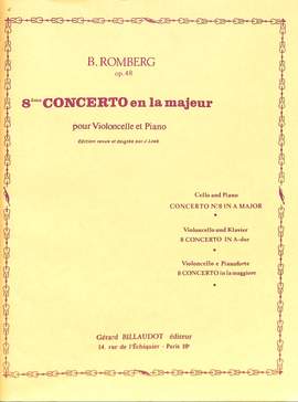 Romberg, B: Konzert 8 A-Dur op 48