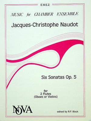Naudot, J: 6 Sonaten op 5