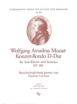 Mozart, W A: Rondo 1 D-Dur KV 382