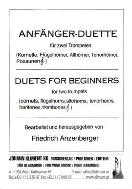 ANZENBERGER, F: Anfängerduette