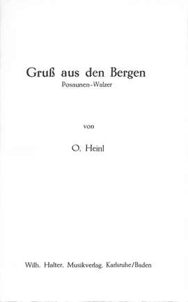 Heinl, O: Gruss aus den Bergen