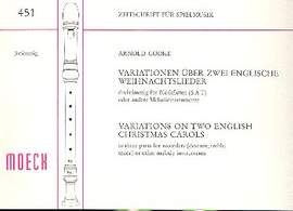 Cooke, A: Variationen über 2 englische Weihnachtslieder