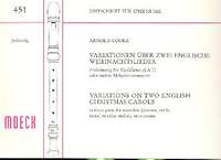 Cooke, A: Variationen über 2 englische Weihnachtslieder