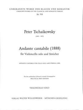 Tchaikovsky, P I: Andante cantabile op 11 (aus Streichquartett 1)