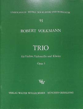 Volkmann, R: Trio op 5