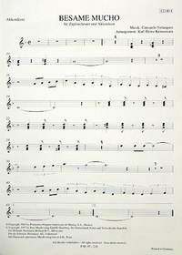 Velázquez, C: Besame mucho (kiss me much)