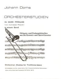 DOMS, J: Orchesterstudien für Bassposaune in einem Band