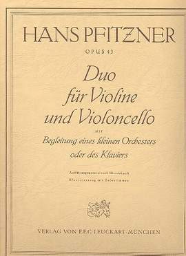 Pfitzner, H: Duo op 43