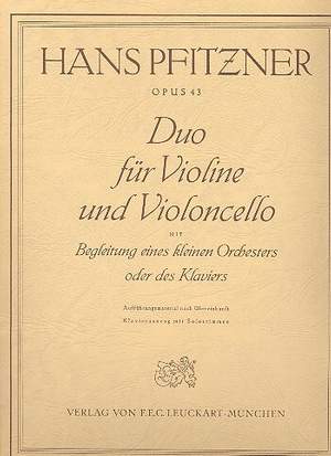 Pfitzner, H: Duo op 43